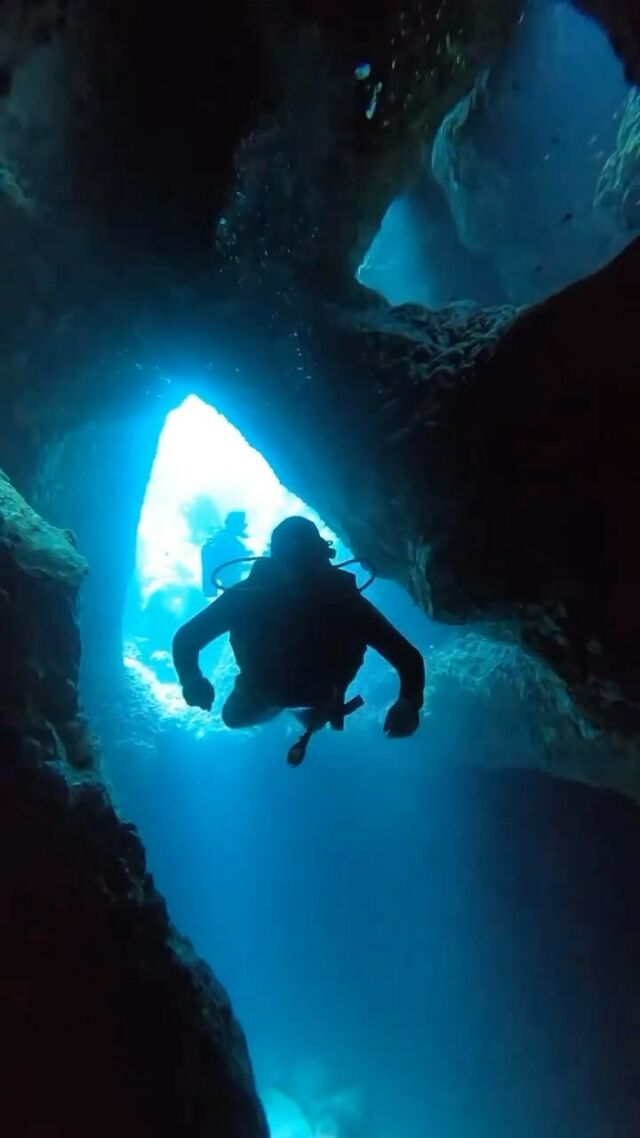 Uno de los puntos de buceo más icónicos de #Menorca!! ¿Sabes cual es? 

 Te dejamos una pista: 🧀

Vídeo @fonsidiventures 

 ————-•————
🇬🇧 One of the most iconic dive spots in #Menorca !! Do you know which one is?

 Here  a clue:🧀

#menorca  #menorcabuceo #scubadiving #scuba #divingmenorca #merakdiving #divinglife  #menorcaparadise #visitmenorca #cavediving #underwaterphotography📷 #iamssi #ssi #divinginstructor #scubadivingmag